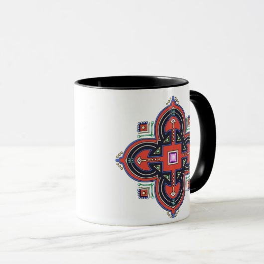 Coptic Cross Drinkware Mok (Voorkant rechts)