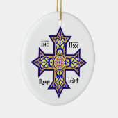 Coptic cross keramisch ornament (Rechts)