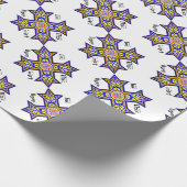 Coptic Cross Kerstmis Cadeaupapier (Hoek)