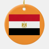 Coptic Cross-kerstversiering Keramisch Ornament (Achterkant)