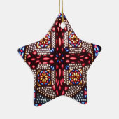 COPTIC CROSS, kleurrijk en mooi Keramisch Ornament (Rechts)