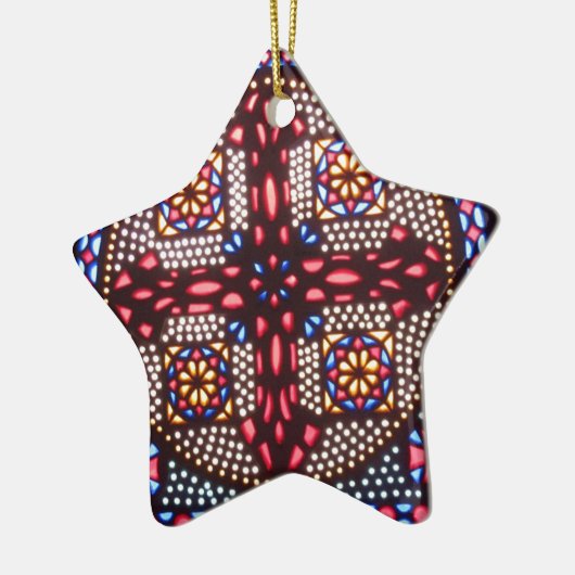 COPTIC CROSS, kleurrijk en mooi Keramisch Ornament (Links)