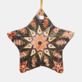 COPTIC CROSS, kleurrijk en mooi Keramisch Ornament (Achterkant)