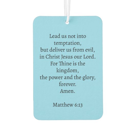 Coptic Cross Luchtverfrisser (Achterkant)