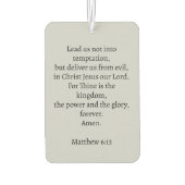 Coptic Cross Luchtverfrisser (Achterkant)