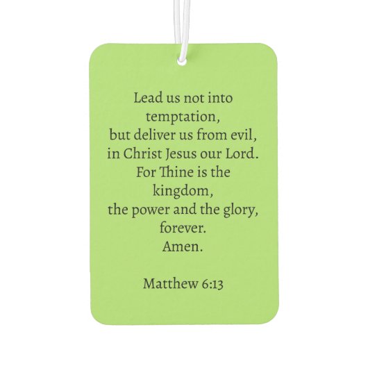 Coptic Cross Luchtverfrisser (Achterkant)