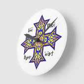 Coptic cross ronde klok (Hoek)