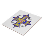 Coptic cross tegeltje (Zijkant)