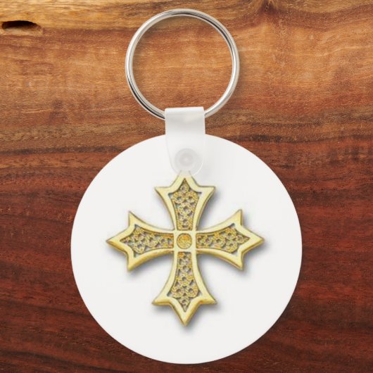 Coptic Orthodox Cross Sleutelhanger (Voorkant)