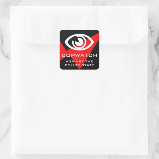 Copwatch Square sticker (Tas)