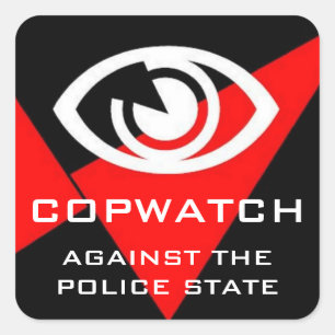 Copwatch Square sticker
