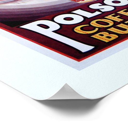 Copy 1930 Old Ad - India: Polson's Koffee & Butter Poster (Hoek)