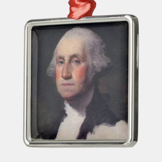 Copy Anthaeneum George Washington, Gilbert Stuart Metalen Ornament (Links)
