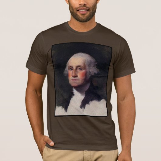 Copy Anthaeneum George Washington, Gilbert Stuart T-shirt (Voorkant)