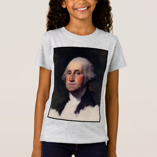 Copy Anthaeneum George Washington, Gilbert Stuart T-shirt (Voorkant)
