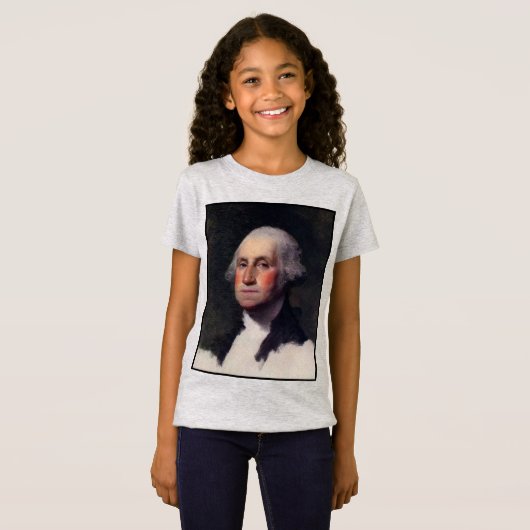 Copy Anthaeneum George Washington, Gilbert Stuart T-shirt (Voorkant volledig)