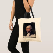 Copy Anthaeneum George Washington, Gilbert Stuart Tote Bag (Voorkant (product))