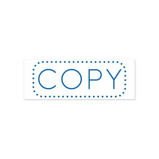 COPY Kantoor Business Simple Zelfinktende Stempel (Design)