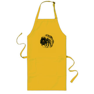 Copy of Creepy Black Spider Gothic Design Lang Schort