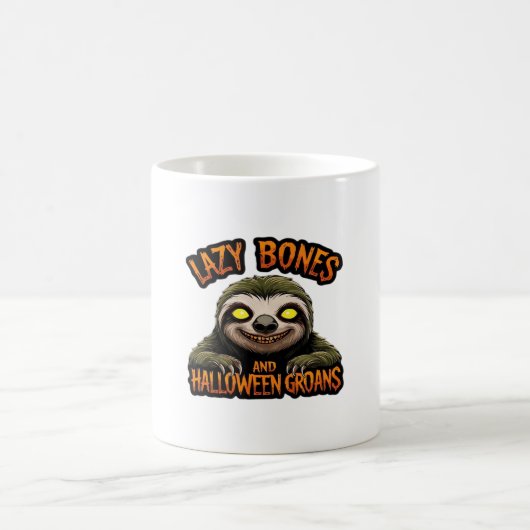 Copy of Ghost Hedgehog Librarian � Cute Halloween  Koffiemok (Center)