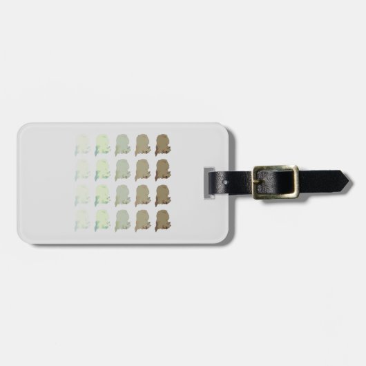 Copybara Capybara Bagagelabel (Voorkant horizontaal)