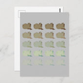 Copybara Capybara Briefkaart (Voorkant / Achterkant)