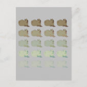 Copybara Capybara Briefkaart (Voorkant)