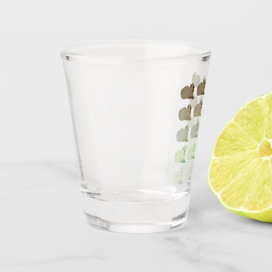 Copybara Capybara Shot Glas (Links)