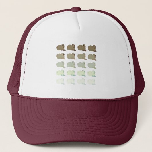 Copybara Capybara Trucker Pet (Voorkant)