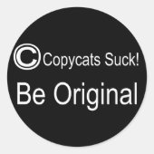 Copycat Ronde Sticker (Voorkant)