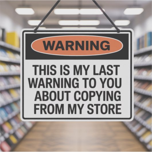 Copying Sticker (Voorkant)