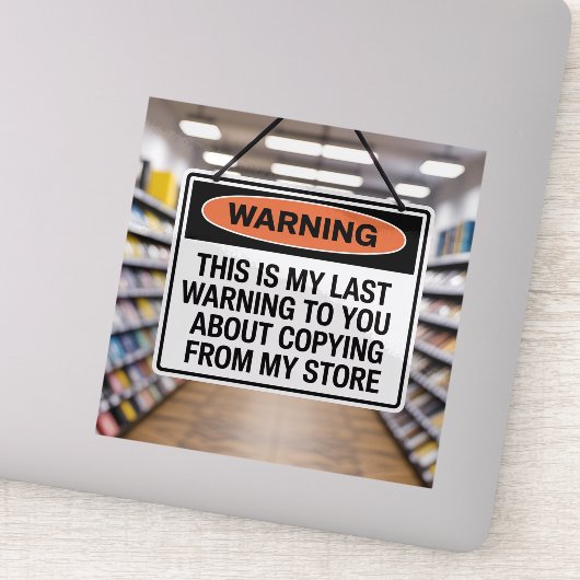 Copying Sticker (Detail)