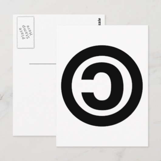 COPYLEFT BRIEFKAART (Voorkant / Achterkant)