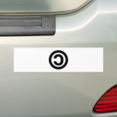 COPYLEFT BUMPERSTICKER (Op auto)