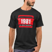 Copyright 1981 All Rights Reserve T-shirt (Voorkant)