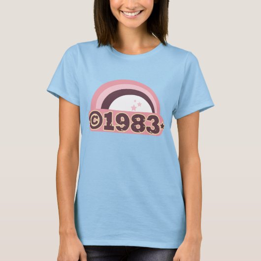 Copyright 1983 t-shirt (Voorkant)