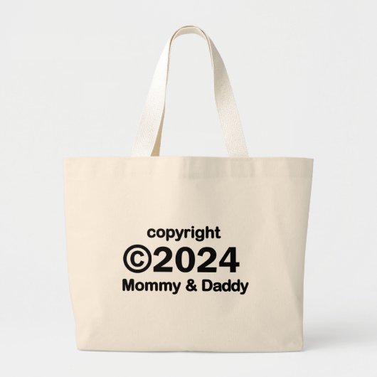 Copyright 2020 Mama en papa Canvas tas (Voorkant)