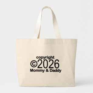 Copyright 2022 Mama en Papa Boodschappentas Grote Tote Bag