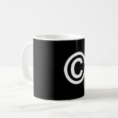 Copyright Logo Coffee Cup Koffiemok (Voorkant links)