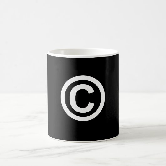 Copyright Logo Coffee Cup Koffiemok (Center)