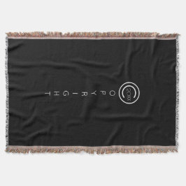 Copyright Modern Typografische Black Deken