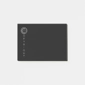 Copyright Modern Typografische Black Post-it® Notes (Voorkant)