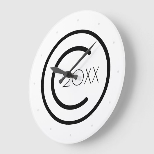 Copyright Modern Typografische Grote Klok (Hoek)