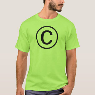 copyrightsymbool t-shirt