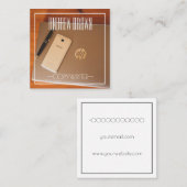 Copywriter Computer Keyboard Visitekaartje (Voorkant / Achterkant)