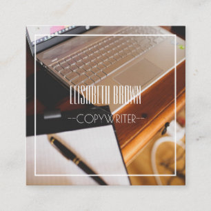 Copywriter Computer Keyboard Visitekaartje