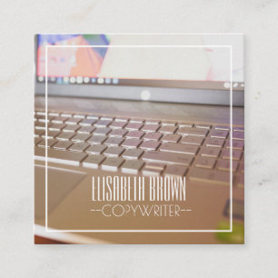 Copywriter Computer Keyboard Visitekaartje