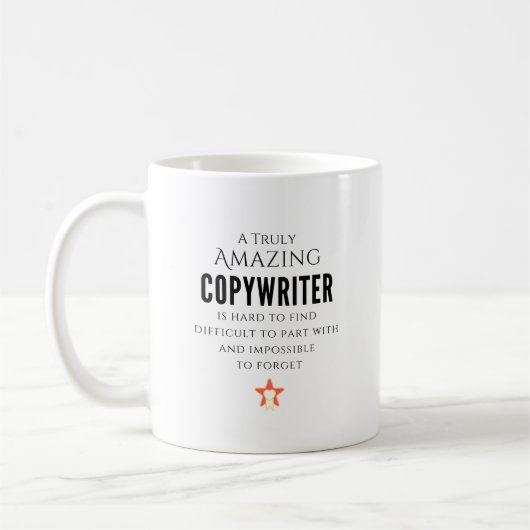 Copywriter Koffiemok (Links)