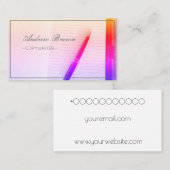 Copywriter Notitieboek Pen Visitekaartje (Voorkant / Achterkant)