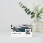 Copywriter QR Code Logo Social Media Visitekaartje (Staand voorkant)
